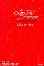 Tapa de Achieving cultural change in networked libraries