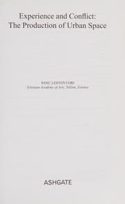 Tapa de Experience and conflict