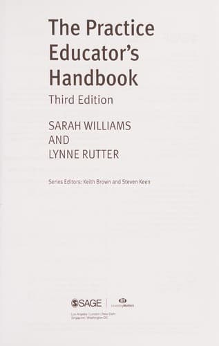 Tapa de Practice Educator's Handbook