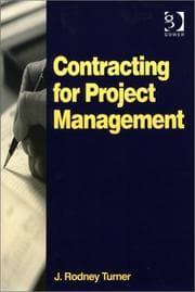 Tapa de Contracting for Project Management