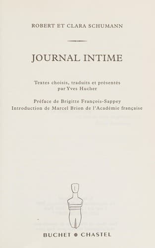 Tapa de Journal intime