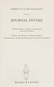 Tapa de Journal intime