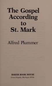Tapa de Gospel According to Saint Mark (Thornapple Commentaries Series)
