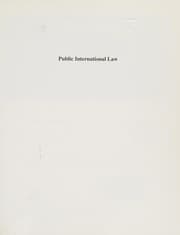 Tapa de Public international law
