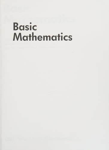 Tapa de Basic Mathematics