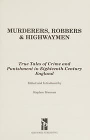 Tapa de Murderers, Robbers, and Highwaymen