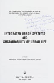 Tapa de Integrated urban systems and sustainability of urban life