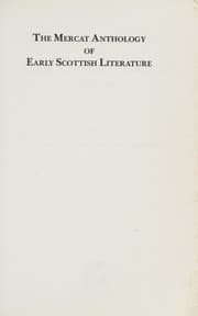 Tapa de The Mercat anthology of early Scottish literature, 1375-1707