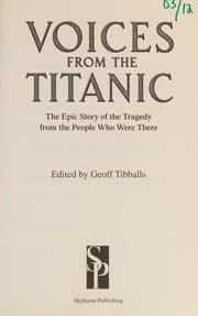 Tapa de Voices from the Titanic