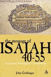 Tapa de The message of Isaiah 40-55