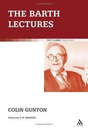 Tapa de The Barth Lectures