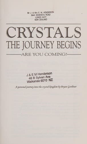 Tapa de Crystals the Journey Begins