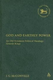 Tapa de God And Earthly Power: An Old Testament Political Theology