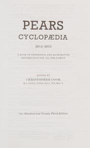 Tapa de Pears cyclopædia, 2014-2015
