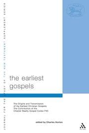 Tapa de Earliest Gospels