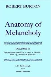 Tapa de The Anatomy of Melancholy: Volume IV