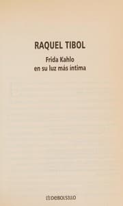 Tapa de Frida Kahlo en su luz más íntima
