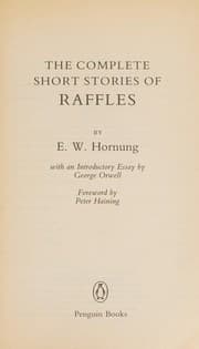 Tapa de The complete short stories of Raffles
