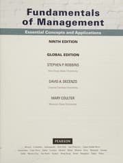 Tapa de Fundamentals of Management, Global Edition