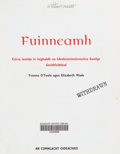 Tapa de Fuinneamh