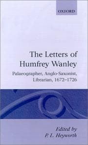Tapa de Letters of Humfrey Wanley