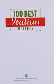 Tapa de 100 Best Italian Recipes
