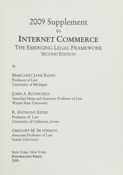 Tapa de 2009 supplement to Internet commerce