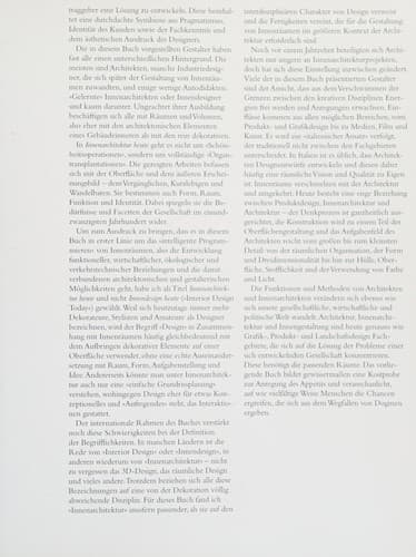 Tapa de Innenarchitektur heute