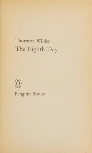 Tapa de The eighth day