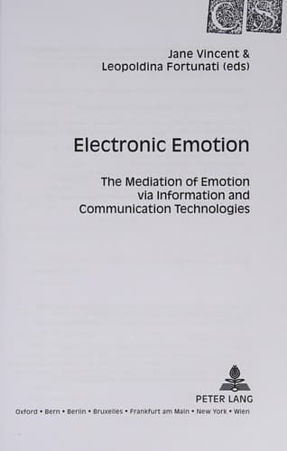Tapa de Electronic emotion
