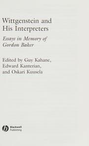 Tapa de Wittgenstein and his interpreters