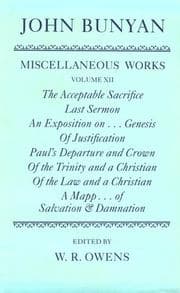 Tapa de The Miscellaneous Works of John Bunyan: Volume XII