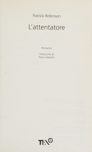 Tapa de L'attentatore