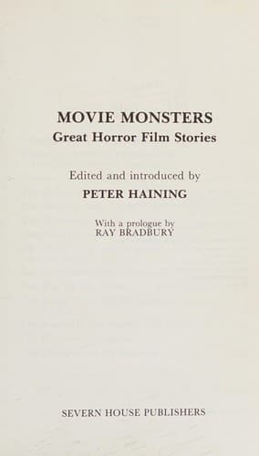 Tapa de Movie Monsters