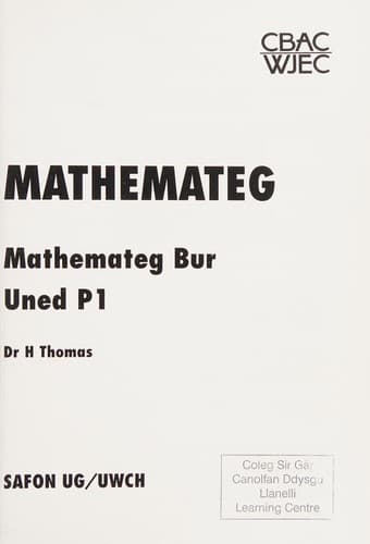 Tapa de Mathemateg