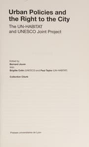 Tapa de Urban policies and the right to the city