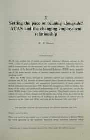 Tapa de Employment relations in Britain