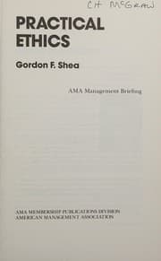 Tapa de Practical ethics