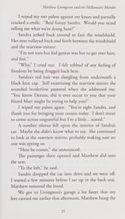 Tapa de Matthew Livingston and the millionaire murder