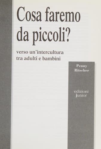 Tapa de Cosa faremo da piccoli?
