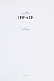 Tapa de Heiner Meyer - Ideale