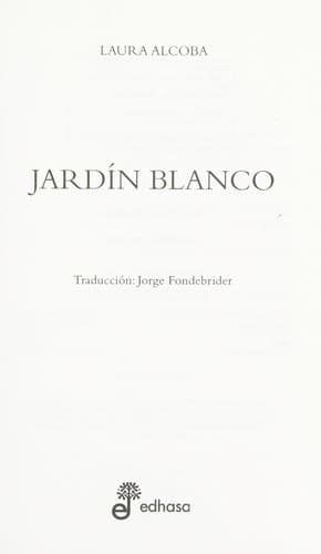 Tapa de Jardín blanco
