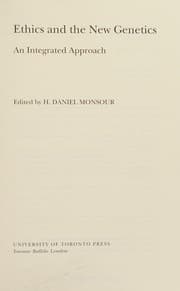 Tapa de Ethics and the new genetics