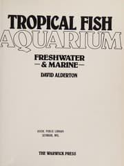 Tapa de Tropical fish aquarium