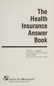 Tapa de The health insurance answer book