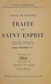 Tapa de Traité du Saint-Esprit