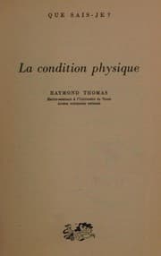 Tapa de La condition physique