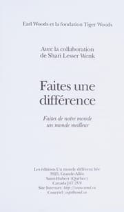 Tapa de Faites une différence