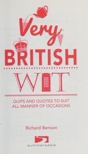 Tapa de Very British Wit