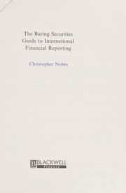 Tapa de The Baring Securities guide to international financial reporting